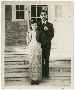 Qi Enhao and his bride