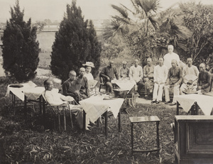 A tea party in the Maxwell's garden, Yongchun