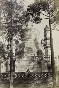 Marble stupa, Lamasery of the Yellow Temple, Peking