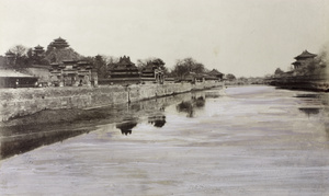 Northern moat of the Forbidden City, Dagaoxuan Hall or Temple (大高玄殿) and Coal Hill, Beijing