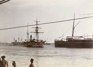 Warships at Tongku (塘沽)