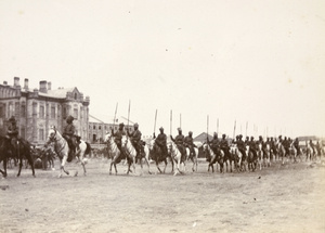Bengal Lancers depart from Tientsin for Peking