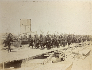 Allied infantry, Tientsin