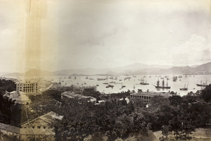 Panorama of Hong Kong and Victoria Harbour from Scandal Point, part two