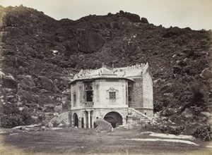 Chinese temple (Joss house) on Black Rock, East Point, Hong Kong