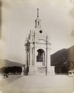 Feu de joie, Unveiling of Statue of Queen Victoria, Statue Square, Hong Kong