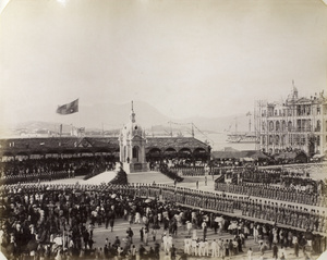Parade commemorating Queen Victoria's Diamond Jubilee, Hong Kong, 1897