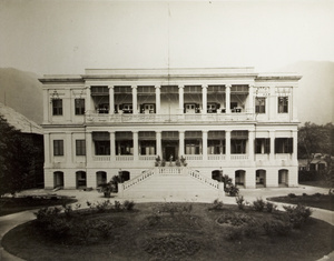 Frontal view of Government House, Hong Kong