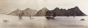 A photograph of artwork of Hong Kong Island, 1837