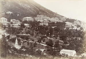 The Public Gardens, viewed from the East, Hong Kong