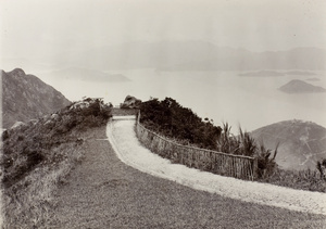 A mountain path overlooking the sea, Hong Kong