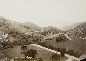 Mountain view, probably looking from the Mountain Lodge, Victoria Peak, Hong Kong