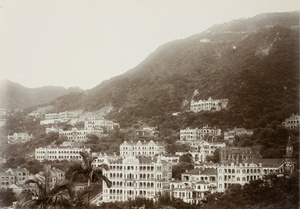 View of mid-level of the Peak, Hong Kong