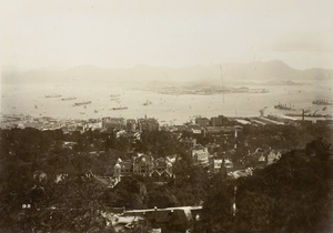 View of the city, and Kowloon from the Peak, Hong Kong