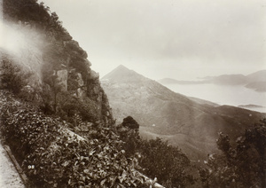 View of Mount Kellet from the mid-level of the Peak, Hong Kong