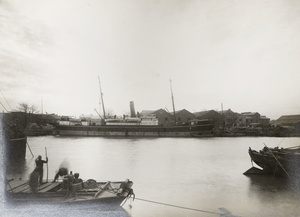 The S.S. Huichow (惠州) moored at the British Bund, Tianjin (天津)