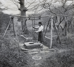 Drawing water from a well