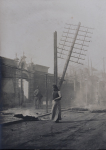 Street after riots, Peking Mutiny 1912