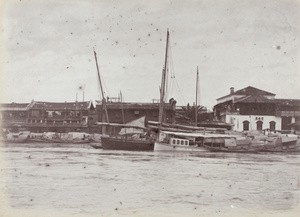 Berthed boats, Foochow