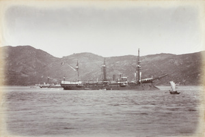 The French cruiser 'Duguay-Trouin' at Pagoda Anchorage, Foochow