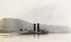 Wreck of the S.S. Robert Dollar, Yangtze River, 1925