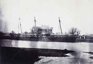 HMS Thistle housed in during winter, Tientsin