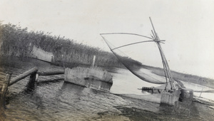 Fish trap, with drop net