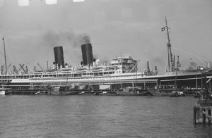 SS Ranchi moored at Shanghai