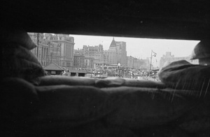 Jetties and The Bund viewed from guard post, Shanghai