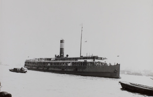 SIANG YANG MARU 襄陽丸, a Shanghai-Hankou steamer, with passengers on deck, Shanghai