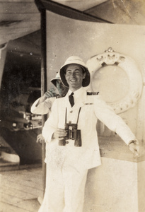 R.C.V. Ross, on board HMS Vindictive