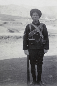 Lance Corporal, 1st Chinese Regiment, in winter marching order