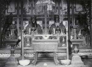 A shrine in a temple