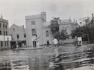 Flooding by Tientsin Anglo-Chinese College, 1915