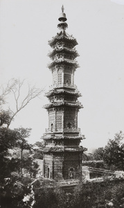 Duobao Glazed Pagoda (多宝琉璃塔), Yiyeyuan, Longevity Hill, Beijing