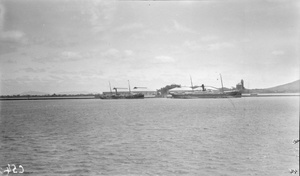Warehouses and steam ships at Wuhu (芜湖)