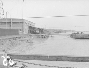 Erosion at Watung Wharf, Shanghai 1938