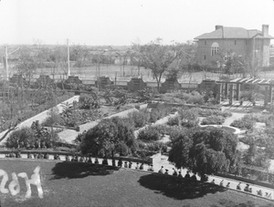 Garden at Tientsin House (Butterfield and Swire), 1940