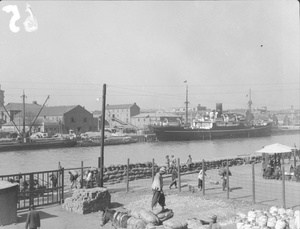 Tientsin port and quayside 1940