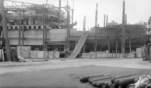 The 'Kiating', Yarrow and Co. shipyard, Glasgow, Scotland