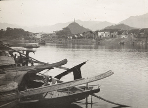 Boats moored in Lechang (樂昌)