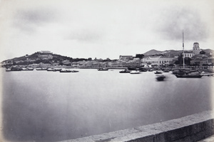 View of Praia Grande (南灣) and harbour, Macau
