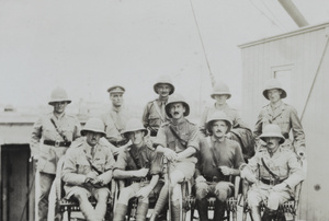 British officers and soldiers