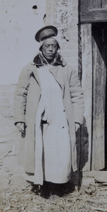 A Republican soldier wearing a greatcoat