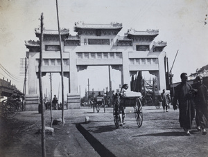 Dongdan pailou dajie, in memory of Baron von Ketteler, Peking