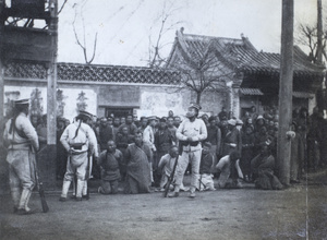 Men about to be executed, Peking Mutiny, 1912