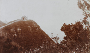 Pavilion on a mountain top, near Kuling