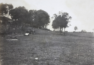 Qing army troops at the Golf Club, Hankow