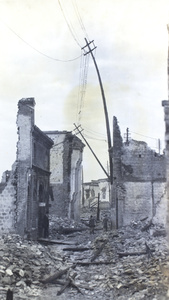 Hankow in ruins after the fire